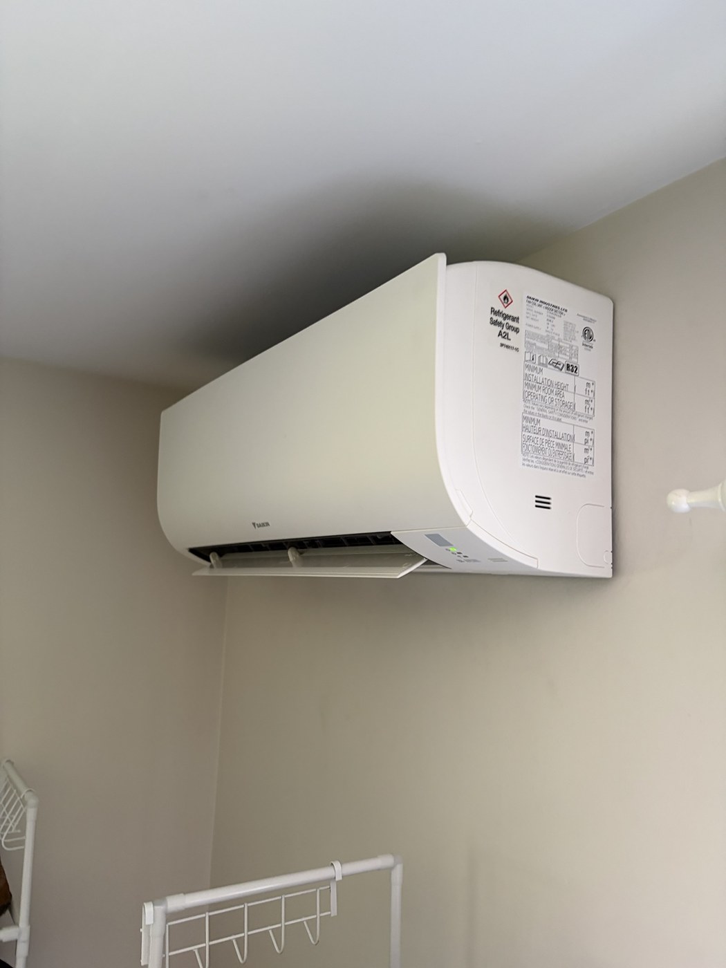 Daikin ductless mini split installed by Fanning Energy & Air