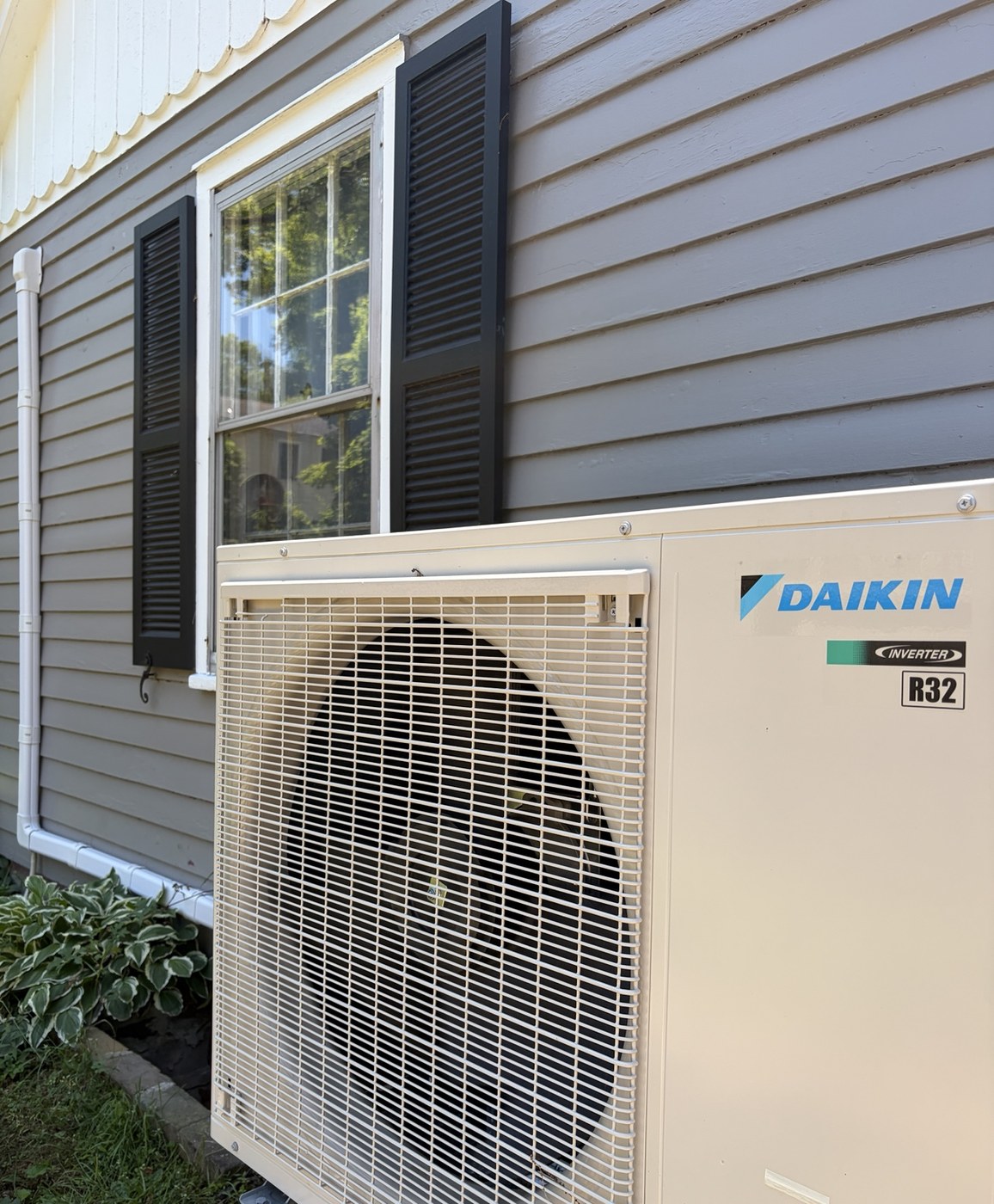 Residential heat pump installation